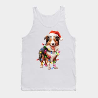 Christmas Collie Tank Top